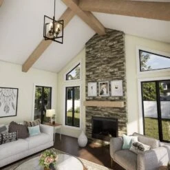 Heritage Timber Reclaimed Axed Cut 84 In. W X 9.5 In. D X 7.5 In. H Cap-Shelf Mantel -Fire Place Store vanilla chai ekena millwork mantel shelves manurd10x08x84vc 4f 1000