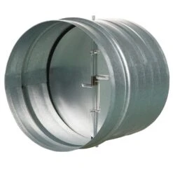 5 In. Galvanized Back-Draft Damper With Rubber Seal