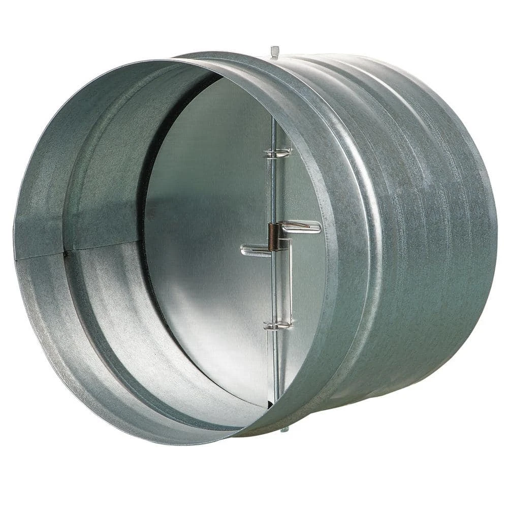 6 In. Galvanized Back-Draft Damper With Rubber Seal 1 6 In. Galvanized Back-Draft Damper With Rubber Seal