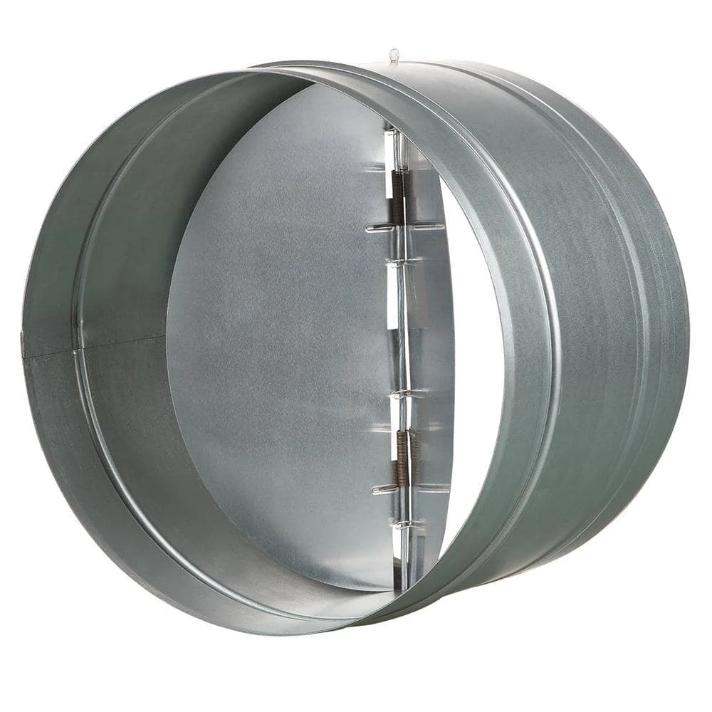 12-3/8 In. Galvanized Back-Draft Damper With Rubber Seal 5 12-3/8 In. Galvanized Back-Draft Damper With Rubber Seal - Image 5
