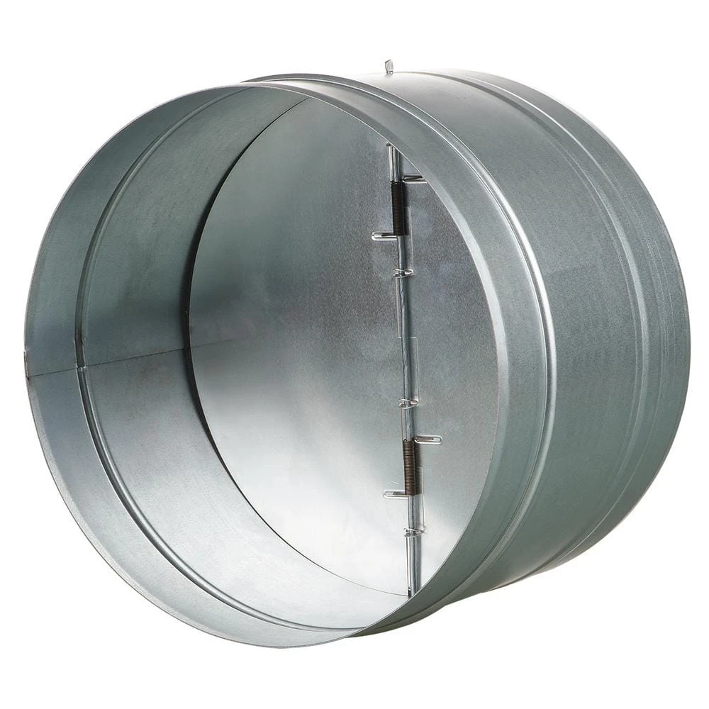 12-3/8 In. Galvanized Back-Draft Damper With Rubber Seal 1 12-3/8 In. Galvanized Back-Draft Damper With Rubber Seal