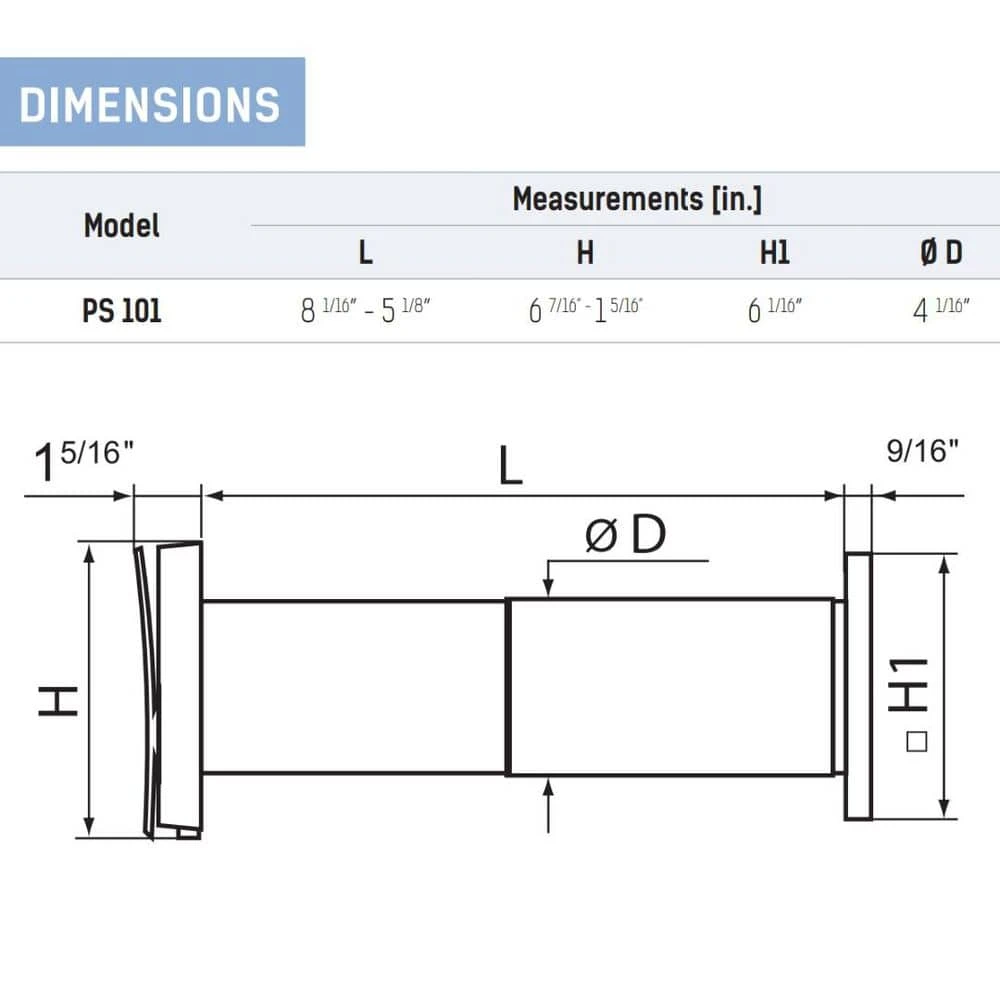 4 In. Wall Through Natural Ventilation Kit For Passive Fresh Air With Extendable ABS Plastic Ducting 4 4 In. Wall Through Natural Ventilation Kit For Passive Fresh Air With Extendable ABS Plastic Ducting - Image 4
