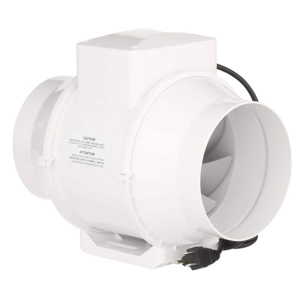 327 CFM Power 6 In. Energy Star Rated Mixed Flow In-Line Duct Fan 3 327 CFM Power 6 In. Energy Star Rated Mixed Flow In-Line Duct Fan - Image 3