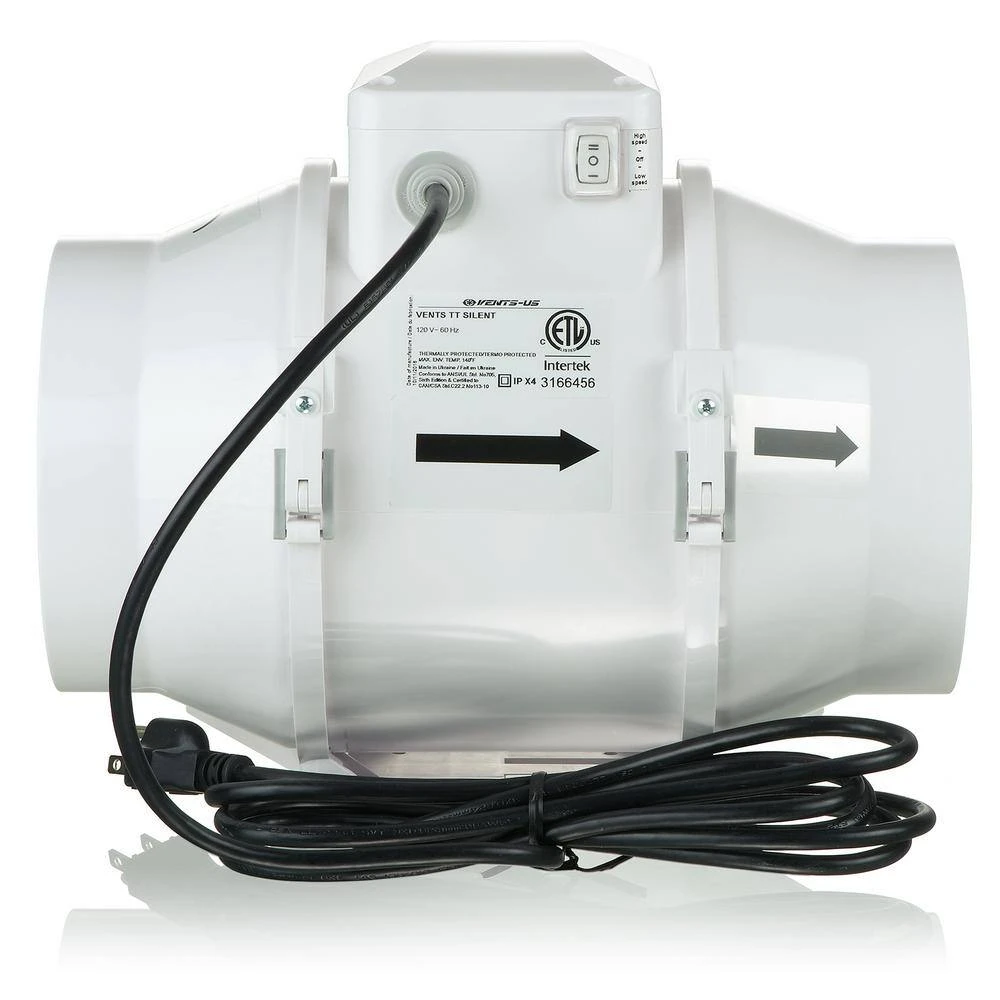 327 CFM Power 6 In. Energy Star Rated Mixed Flow In-Line Duct Fan 6 327 CFM Power 6 In. Energy Star Rated Mixed Flow In-Line Duct Fan - Image 6