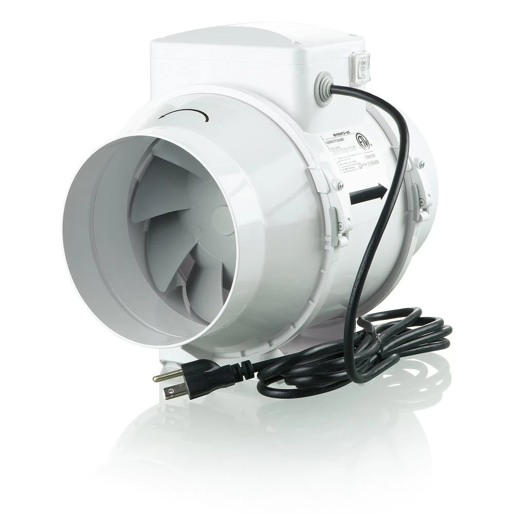 327 CFM Power 6 In. Energy Star Rated Mixed Flow In-Line Duct Fan 5 327 CFM Power 6 In. Energy Star Rated Mixed Flow In-Line Duct Fan - Image 5