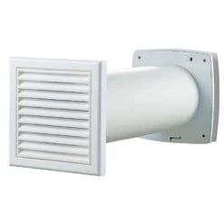 80 CFM Wall-Through Exhaust Fan With 5 In. Duct - Garage Ventilation Kit - LD Series 14 80 CFM Wall-Through Exhaust Fan With 5 In. Duct - Garage Ventilation Kit - LD Series -Fire Place Store vents us grow room ventilation vents gk 125 ld 4f 1000