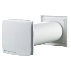 80 CFM Wall-Through Exhaust Fan With 5 In. Duct - Garage Ventilation Kit - LD Series