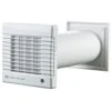 110 CFM Wall-Through Exhaust Fan - Garage Ventilation Kit With 5 In. Duct