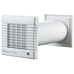 110 CFM Wall-Through Exhaust Fan - Garage Ventilation Kit With 5 In. Duct