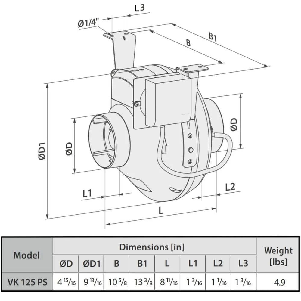 Dryer Booster Fan With Pressure Sensor - 5 In. Duct Fan 235 CFM 6 Dryer Booster Fan With Pressure Sensor - 5 In. Duct Fan 235 CFM - Image 6