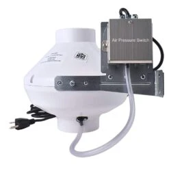 Dryer Booster Fan With Pressure Sensor - 5 In. Duct Fan 235 CFM 13 Dryer Booster Fan With Pressure Sensor - 5 In. Duct Fan 235 CFM -Fire Place Store vents us grow room ventilation vents vk 125 ps 66 1000