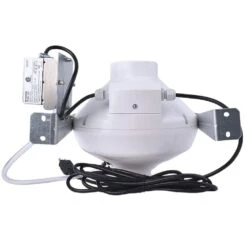 Dryer Booster Fan With Pressure Sensor - 6 In. Duct Fan 317 CFM -Fire Place Store vents us grow room ventilation vents vk 150 ps 44 1000