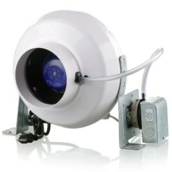 Dryer Booster Fan With Pressure Sensor - 6 In. Duct Fan 317 CFM