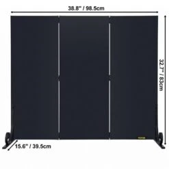 3-Panel Fireplace Screen 38.8 X 32.7 In. Iron Freestand Spark Guard With Support For Fireplace Decoration Or Protection 14 3-Panel Fireplace Screen 38.8 X 32.7 In. Iron Freestand Spark Guard With Support For Fireplace Decoration Or Protection -Fire Place Store vevor fireplace screens blpfhsbss40inhqf1v0 76 1000