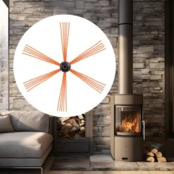 26 Ft. Chimney Sweep Kit W/8 Reinforced Nylon Flexible Rods 360-Degree Cleaning Brush Chimney Cleaner -Fire Place Store vevor fireplace tools ycs26yc1pcs8sk8qrv0 31 1000