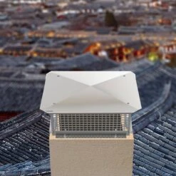 Chimney Cap 13 In. X 21 In. Flue Caps 304 Stainless Steel Fireplace Chimney Cover Chimney Flue Cover 15 Chimney Cap 13 In. X 21 In. Flue Caps 304 Stainless Steel Fireplace Chimney Cover Chimney Flue Cover -Fire Place Store vevor fireplace tools ycz13x21lifyltyb6v0 31 1000