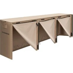 12 Ft. Heavy Duty 600D Oxford Log Rack Cover With Zipper