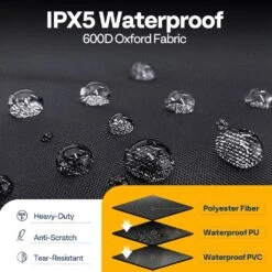 10 Ft. Heavy Duty Outdoor Firewood Rack With Cover 13 10 Ft. Heavy Duty Outdoor Firewood Rack With Cover -Fire Place Store vivohome firewood racks vh1669 44 1000