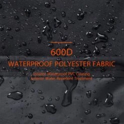 4 Ft. Waterproof 600D Oxford Outdoor Firewood Rack Cover With Zipper And Tapes -Fire Place Store vivohome firewood racks x001vs4fvl 1f 1000