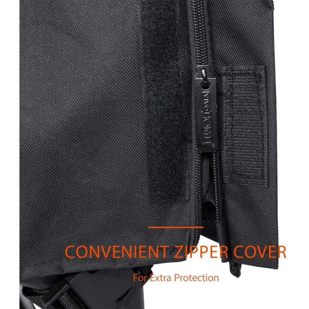 8 Ft. Waterproof 600D Oxford Outdoor Firewood Rack Cover With Zipper And Tapes 2 8 Ft. Waterproof 600D Oxford Outdoor Firewood Rack Cover With Zipper And Tapes - Image 2