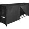96 In. Heavy-Duty Indoor Outdoor Firewood Rack With Cover