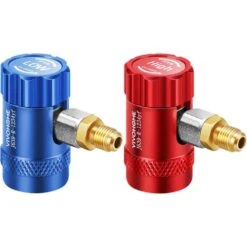 High Low Side R1234yf Quick Couplers Adapter With 1/4 In. Male Port For Air Conditioning Evacuation And Recharging