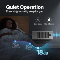 4in. X 12in. 120 CFM Wall Mounted Quiet Smart Register Booster Fan With Thermostat Control In White -Fire Place Store vivohome grow room ventilation vh1651 fa 1000