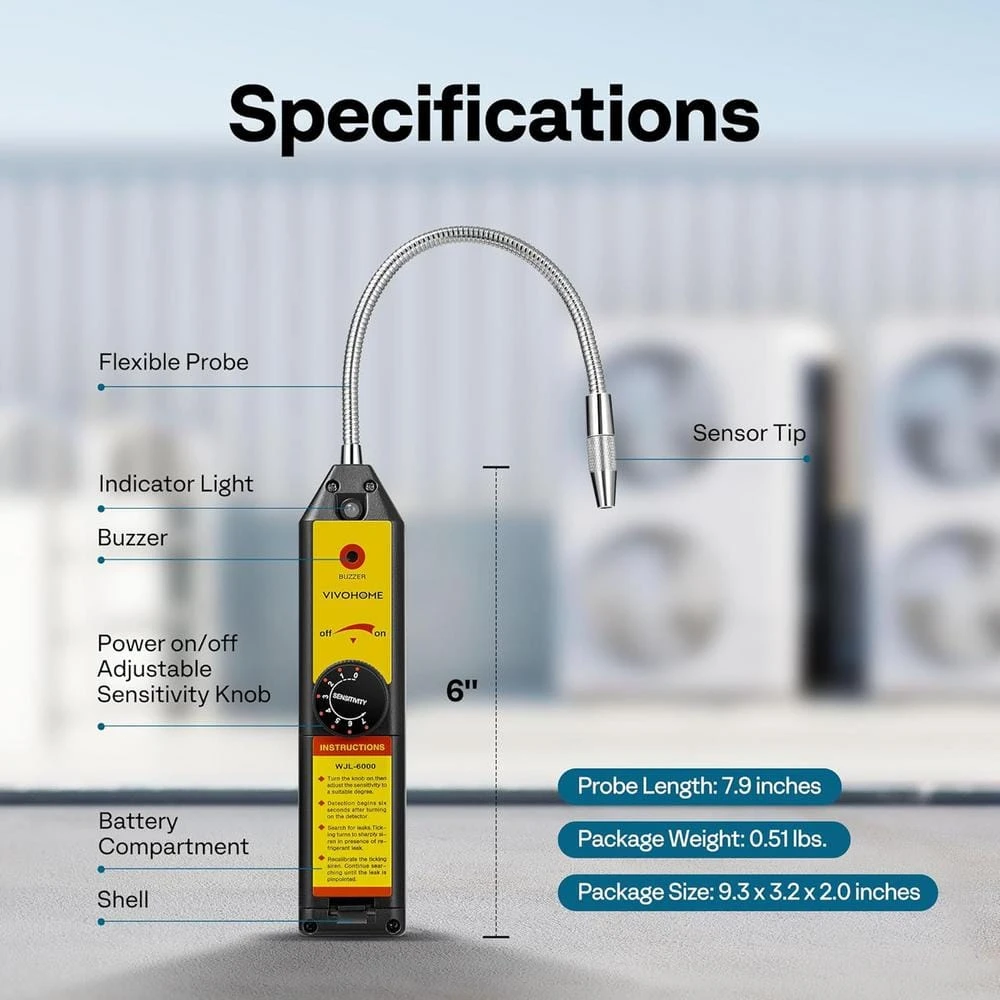 HVAC Refrigerator Freon Leak Detector 7 HVAC Refrigerator Freon Leak Detector - Image 7