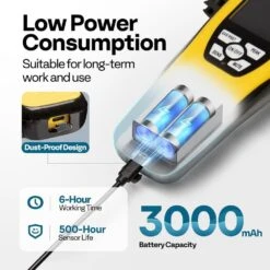 Portable Combustible Gas Leak Tester Sniffer Detector With Audible Visual Alarm -Fire Place Store vivohome hvac tools vh1565 44 1000