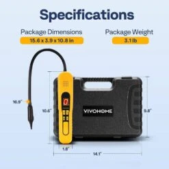 RLD-100 Refrigerant Leak Detector With Solid-state Semiconductor Sensor -Fire Place Store vivohome hvac tools vh1678 76 1000