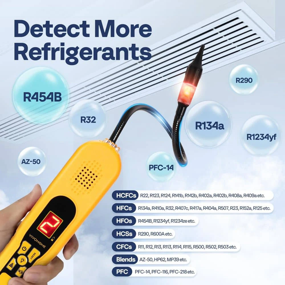Refrigerant Leak Detector With Solid-state Semiconductor Sensor 5 Refrigerant Leak Detector With Solid-state Semiconductor Sensor - Image 5