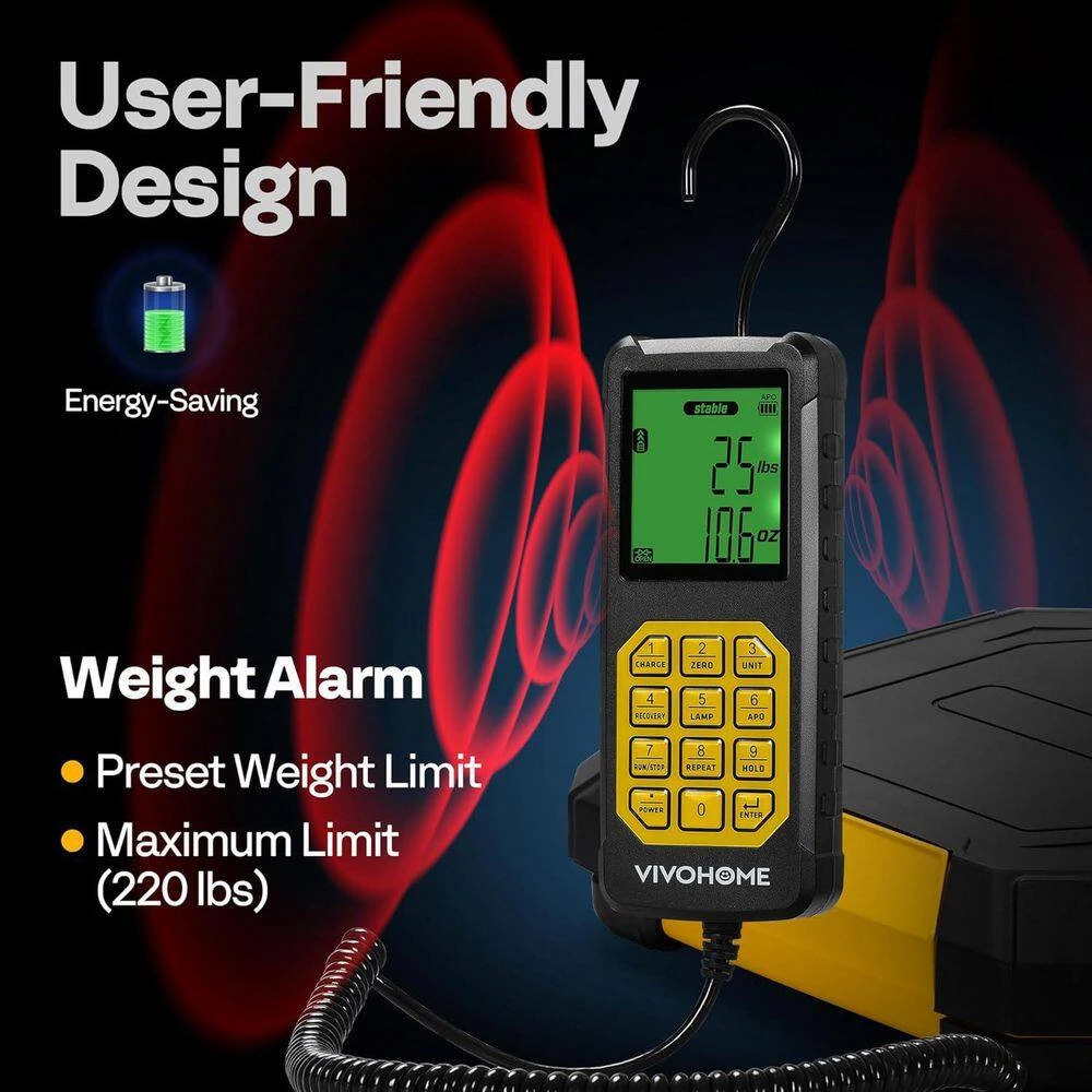 220 Lbs Digital Electronic Refrigerant Scale With Separate Auto-Dosing Charge Valve For Freon Recover Charge 5 220 Lbs Digital Electronic Refrigerant Scale With Separate Auto-Dosing Charge Valve For Freon Recover Charge - Image 5
