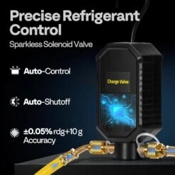 220 Lbs Digital Electronic Refrigerant Scale With Separate Auto-Dosing Charge Valve For Freon Recover Charge 10 220 Lbs Digital Electronic Refrigerant Scale With Separate Auto-Dosing Charge Valve For Freon Recover Charge -Fire Place Store vivohome hvac tools vh1746 c3 1000