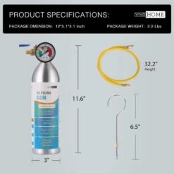 AC Flush Kit Air Conditioning Flushing Gun With Barometer -Fire Place Store vivohome hvac tools vh658 76 1000