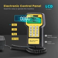 220 Lbs. Upgraded High Precision Electronic Digital Refrigerant Charging Weight Scale With Case -Fire Place Store vivohome hvac tools wal vh1133us 4f 1000