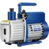 1/4 HP 3.5 CFM 110V Single Stage HVAC Vacuum Pump For Air Conditioner Refrigeration Maintenance With Oil Bottle