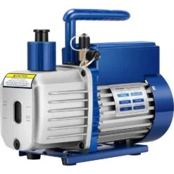 1/4 HP 3.5 CFM 110V Single Stage HVAC Vacuum Pump For Air Conditioner Refrigeration Maintenance With Oil Bottle