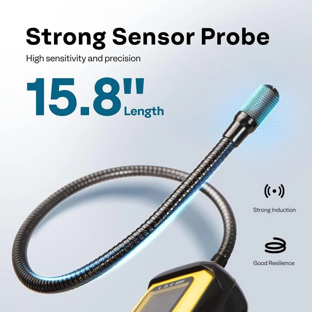 HVAC Refrigerant Freon Leak Detector, Max Sensitivity Up To 0.03oz./yr 4 HVAC Refrigerant Freon Leak Detector, Max Sensitivity Up To 0.03oz./yr - Image 4