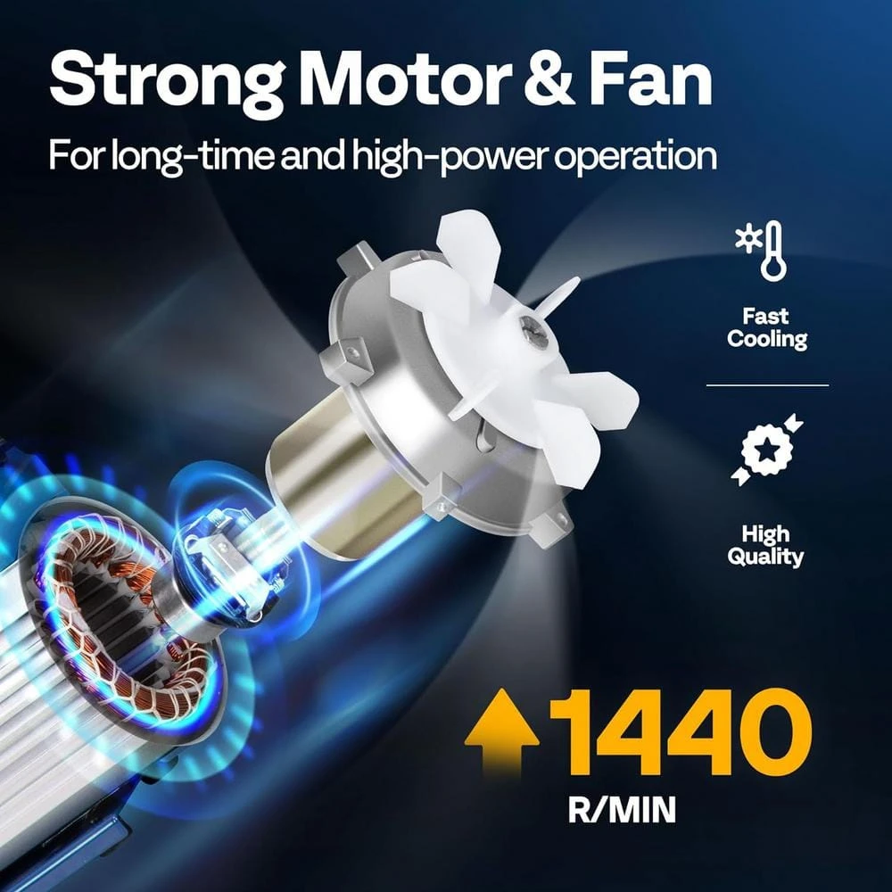 110-Volt 1/3 HP 4.5CFM Single Stage HVAC Vacuum Pump Kit With 4 Way AC Manifold Gauge, Leak Detector 3 110-Volt 1/3 HP 4.5CFM Single Stage HVAC Vacuum Pump Kit With 4 Way AC Manifold Gauge, Leak Detector - Image 3