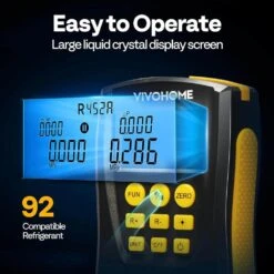 Refrigeration Digital Manifold HVAC System Gauge Set -Fire Place Store vivohome hvac tools wal vh1472us 4f 1000