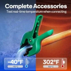 Refrigeration Digital Manifold HVAC System Gauge Set -Fire Place Store vivohome hvac tools wal vh1472us fa 1000