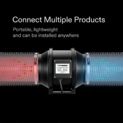 6 In. X 8 Ft. Aluminum Flexible Dryer Vent Hose With 2-Clamps For HVAC Ventilation -Fire Place Store vivosun gas fittings connectors wal 306104 68j 44 1000