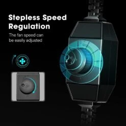 6 In. 390 CFM Inline Duct Fan With Variable Speed Controller -Fire Place Store vivosun grow room ventilation 306201p 6 1f 1000