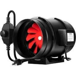 8 In. 720 CFM Inline Duct Fan With Variable Speed Controller