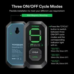 AeroZesh G8 8-in. 725 CFM Inline Duct Fan With E12 Speed Controller For Grow Tent Ventilation -Fire Place Store vivosun grow room ventilation vsv azg8 44 1000