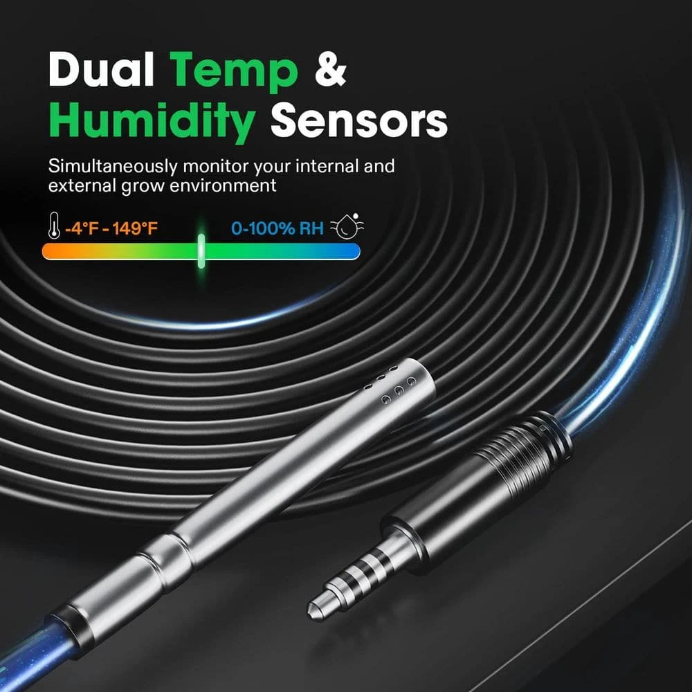 AeroZesh T4 4 In. 210 CFM Inline Duct Fan With E42A Temperature Humidity WiFi-Controller 7 AeroZesh T4 4 In. 210 CFM Inline Duct Fan With E42A Temperature Humidity WiFi-Controller - Image 7