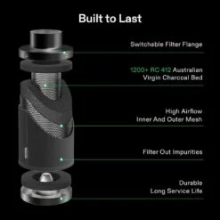 AeroZesh G4 4 In. 195 CFM Inline Duct Fan With GrowHub E42A Temperature Humidity WiFi-Controller 15 AeroZesh G4 4 In. 195 CFM Inline Duct Fan With GrowHub E42A Temperature Humidity WiFi-Controller -Fire Place Store vivosun grow room ventilation wal vsv azg4e42a 76 1000