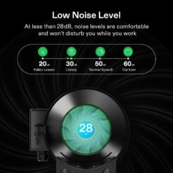 AeroZesh G4 4 In. 195 CFM Inline Duct Fan Kit With E12 Speed Controller, Black Carbon Filter And 8 Ft. Ducting -Fire Place Store vivosun grow room ventilation wal vsvc azg4 44 1000