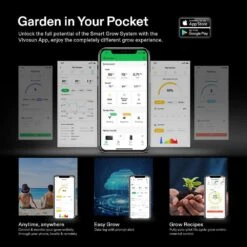 AeroZesh G4 4 In. Inline Duct Fan Kit With GrowHub E42A Controller, Black Carbon Filter And 8 Ft. Ducting -Fire Place Store vivosun grow room ventilation wal vsvc azg4e42a 1f 1000