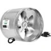 8 In. 420 CFM Inline Duct Fan With 5.5 Ft. Grounded Power Cord